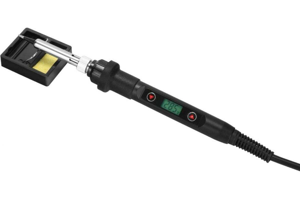 Паяльник цифровой DEKO SI11 80Вт, в сумке + набор аксессуаров, 8 шт