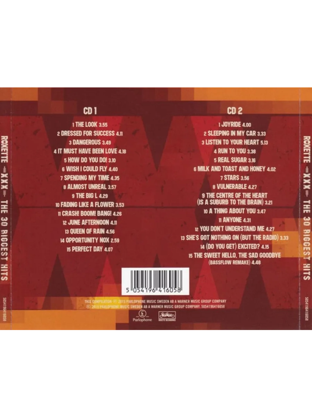 Roxette — XXX (The 30 Biggest Hits)