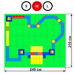 Набор 10": Замок на платформе