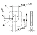 1034440 - PV-FT-CM-C-2,5-130-RD-FE10 - Аппаратн. соединитель передняя стенка