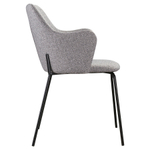 Стул Bergenson Bjorn Dwight, рогожка, светло-серый