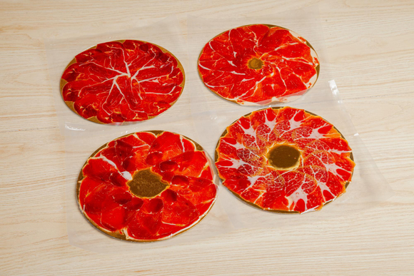 Набор нарезки Сибирский хамон "Мраморные круги"