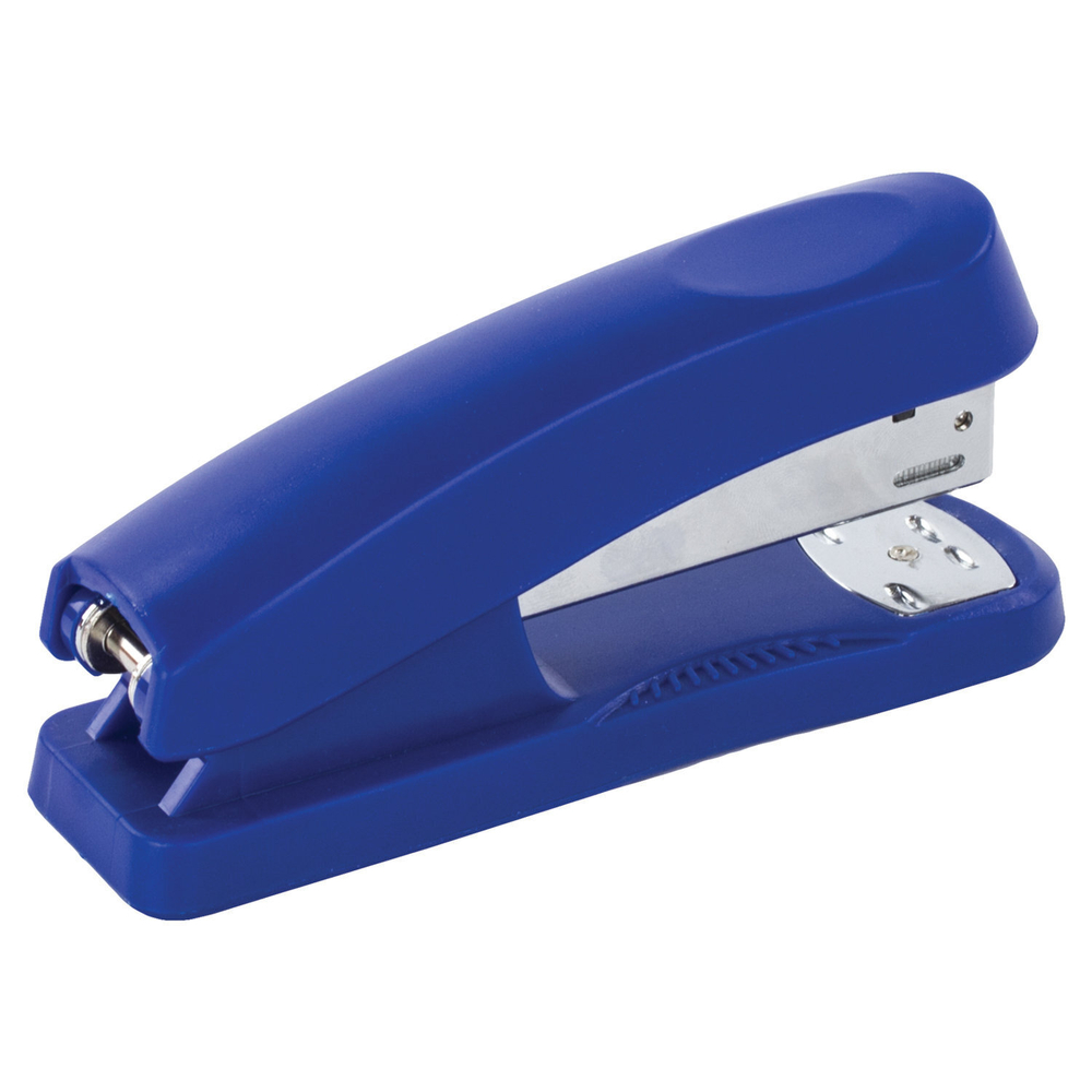 Степлер №24/6 26/6 BRAUBERG "Standard+" до 30 листов синий (2 штуки в упаковке)