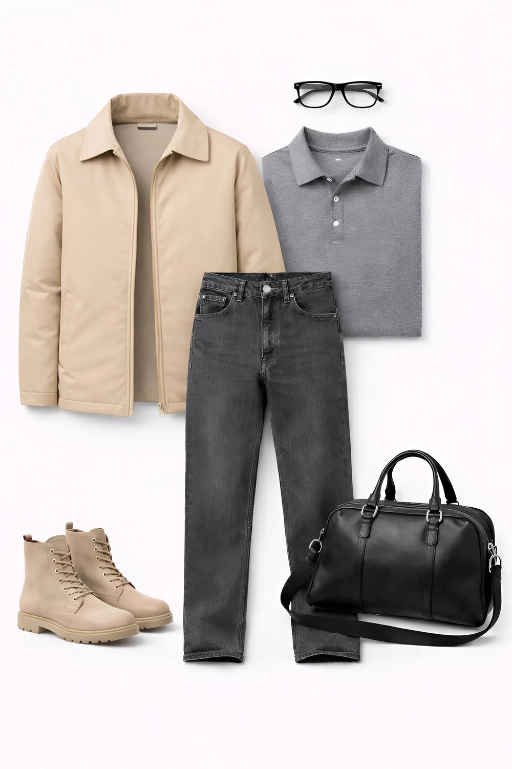 Куртка мужская демисезонная "HN-7" бежевый