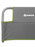 Стул туристический со спинкой Nisus СР-400.19с (ст.труба д19) Green (T-N-TC-400.19s-G)