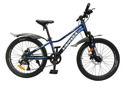 Велосипед 22" VARMA BENIT 22DA р.11" 7ск. синий  ВРТ 2025
