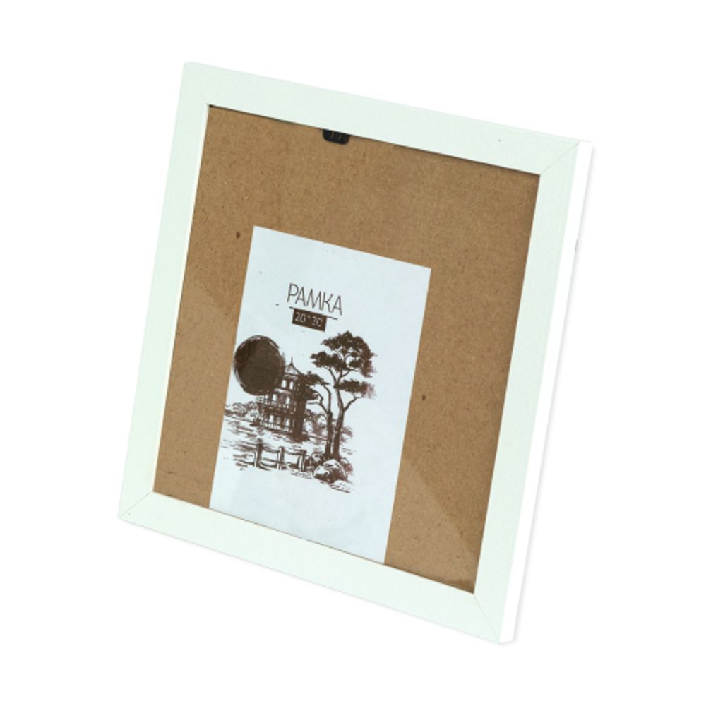 Фоторамка Image Art MD-01/4 МДФ универсальная 20х20 белая | Image Art