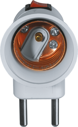 Патрон электрический Navigator 71 992 NLA-S-E27 переходник с розетки на Е27