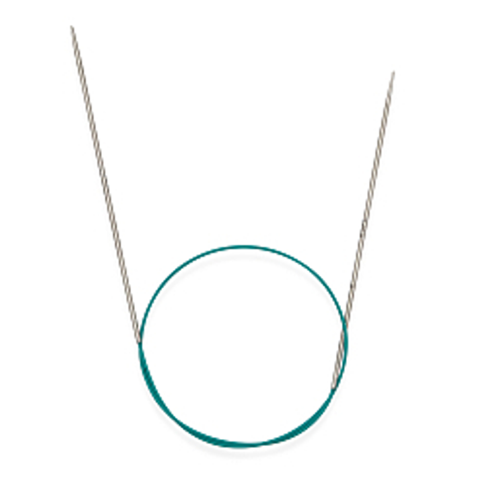 Спицы круговые KnitPro Mindful, нержавеющая сталь, серебро