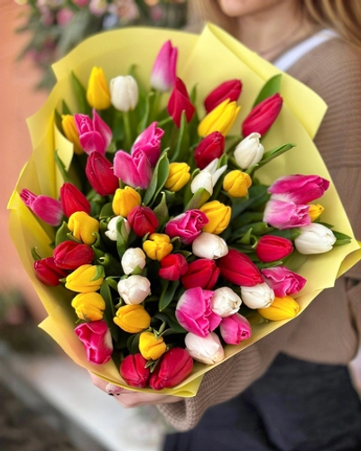 Букет яркий микс