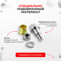 Ремкомплект (втулки) петель дверей Volvo V70 (III) (2 петли, RPD4-2) 2008–2017