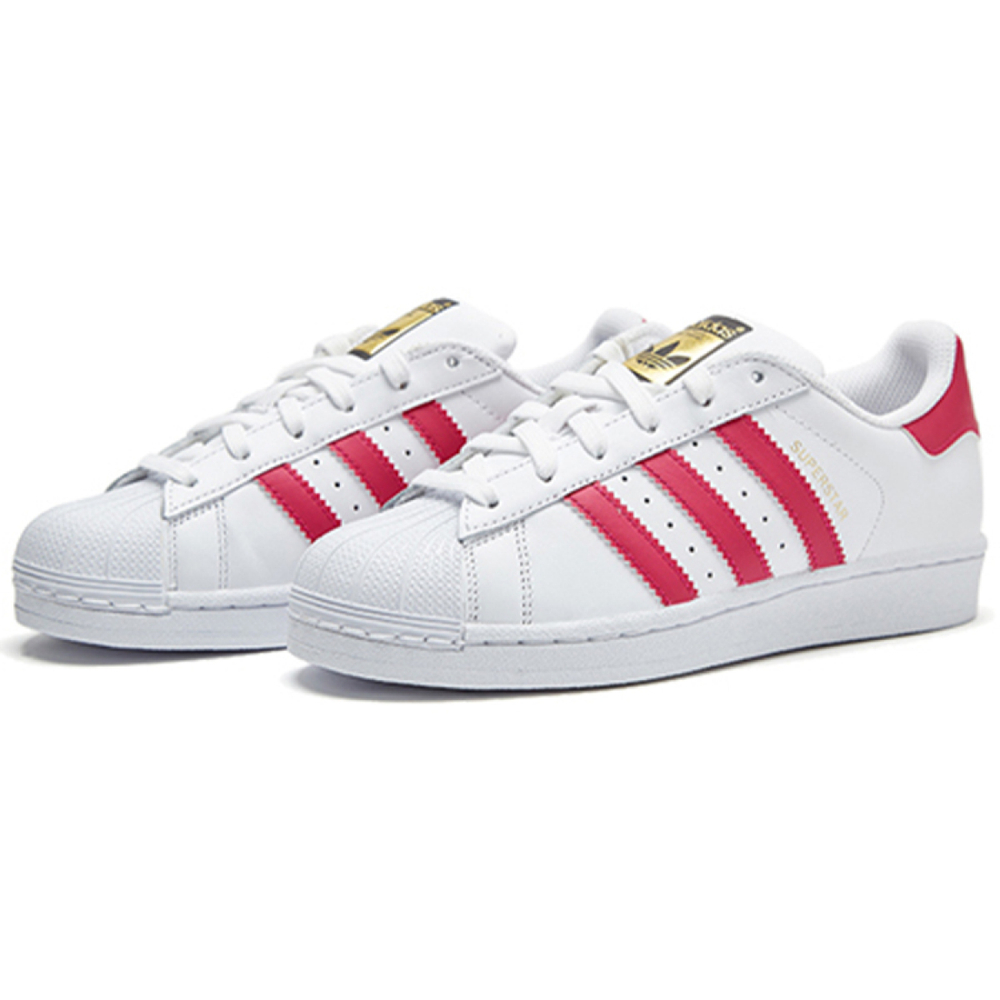 Кроссовки Adidas Originals Superstar White Pink Buzz