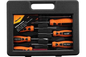 Набор отверток, CrV, SPARTA биты, двухкомпонентные рукоятки,21 предмет 13309