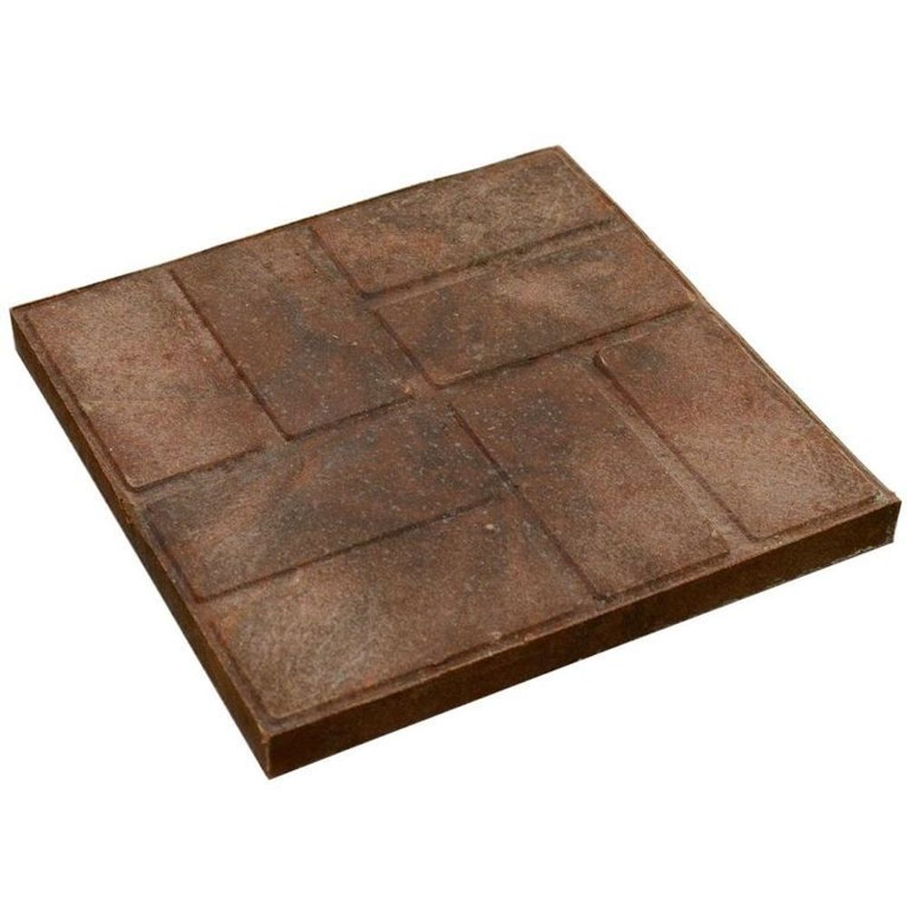 Плитка полимерпесчаная коричневая 450*450*30