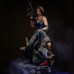 Jill with gun - Resident Evil