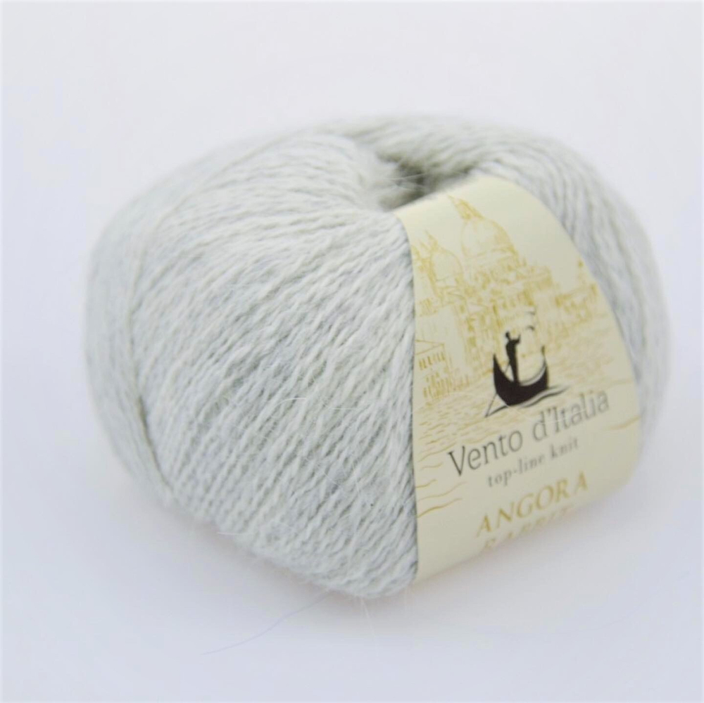 Пряжа для вязания Angora Rabbit 32 Св.серый меланж
