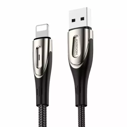 Кабель 10sm USB/Lightning армированный Joyroom grey