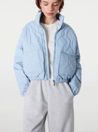 Куртка демисезонная стеганая "Голубые мечты" женская