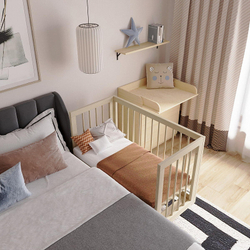 Кроватка детская Lillaland Lilla Aria с маятником дерево