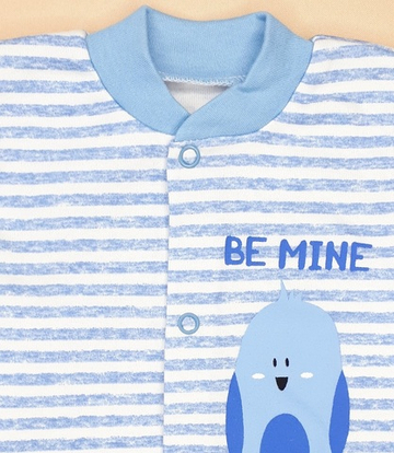 Боди Птичка (голубой)