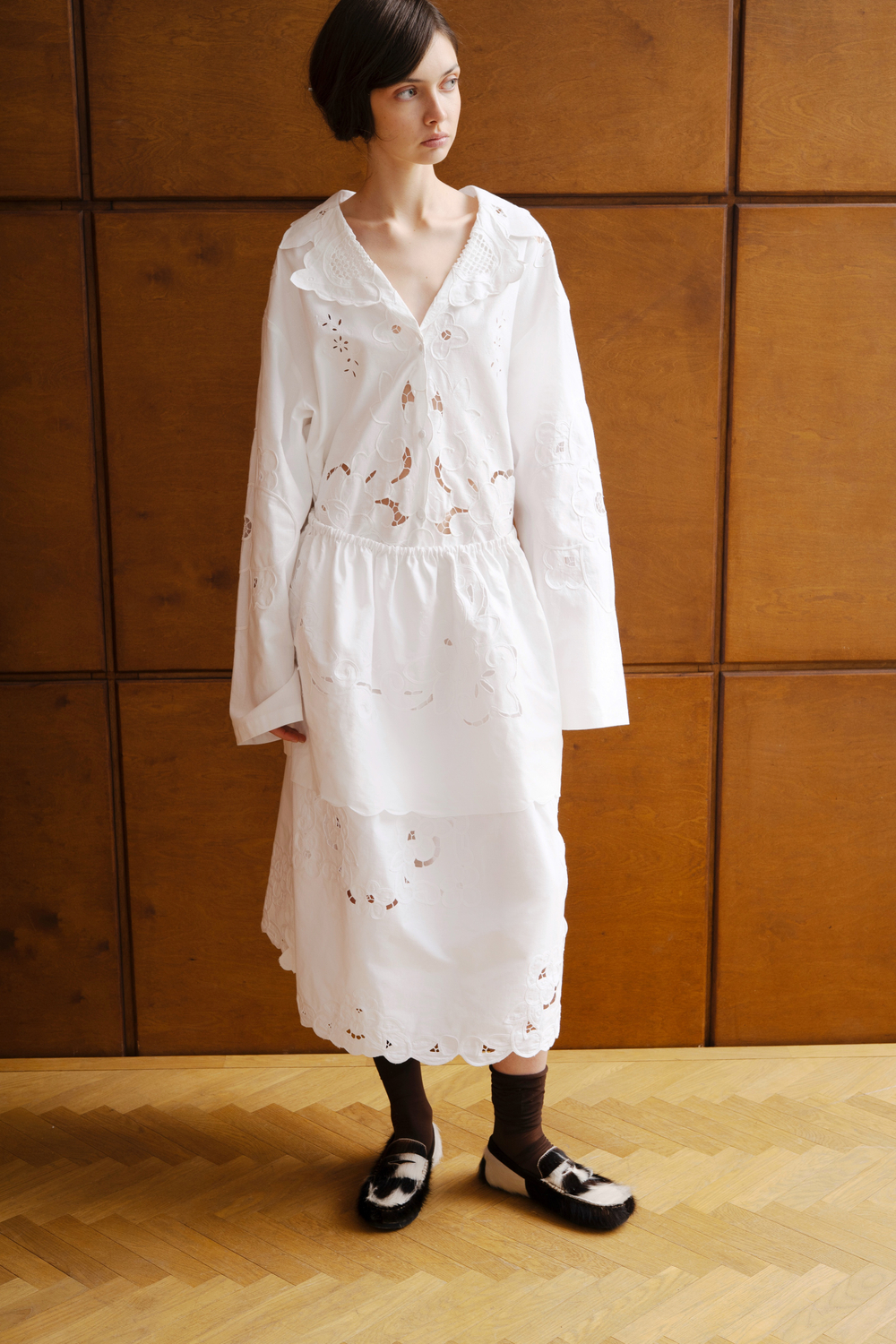 Юбка в два уровня