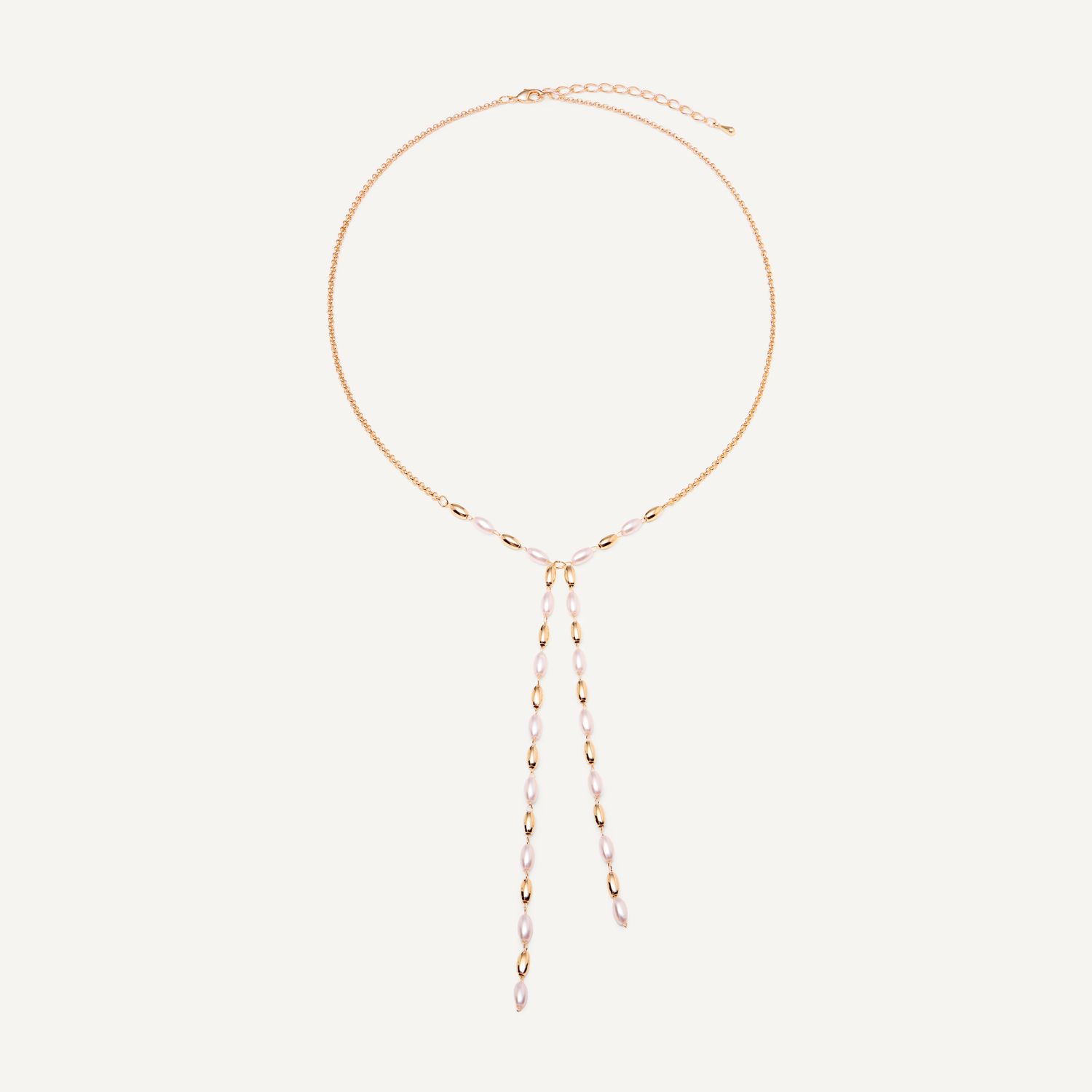 Колье Pearly Seed Necklace - Gold