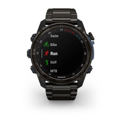 Умные часы Garmin Descent MK3i - 51 мм титан Carbon Grey DLC с черным силиконовым ремешком и приемопередатчиком Descent T2