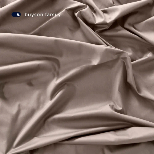 Простыня на резинке BuyColor (сатин) Шоколад