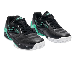Мужские кроссовки теннисные Joma Set Men 2601 Clay - black/turquoise