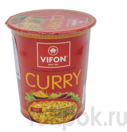 Лапша со вкусом курицы карри Vifon Curry chicken, 60 гр