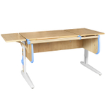 Растущая парта с короткой боковой полкой Дэми СУТ 25-01-БК1 (1500×610 мм)