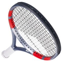 Теннисная ракетка Babolat Pure Strike Lite 4-gen - grey/fluo strike + струны