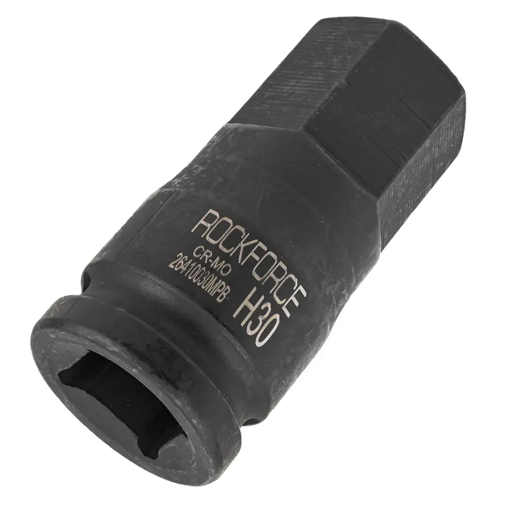 Головка-бита ударная 6-гранная 30мм, 3/4'' RockForce RF-26410030MPB