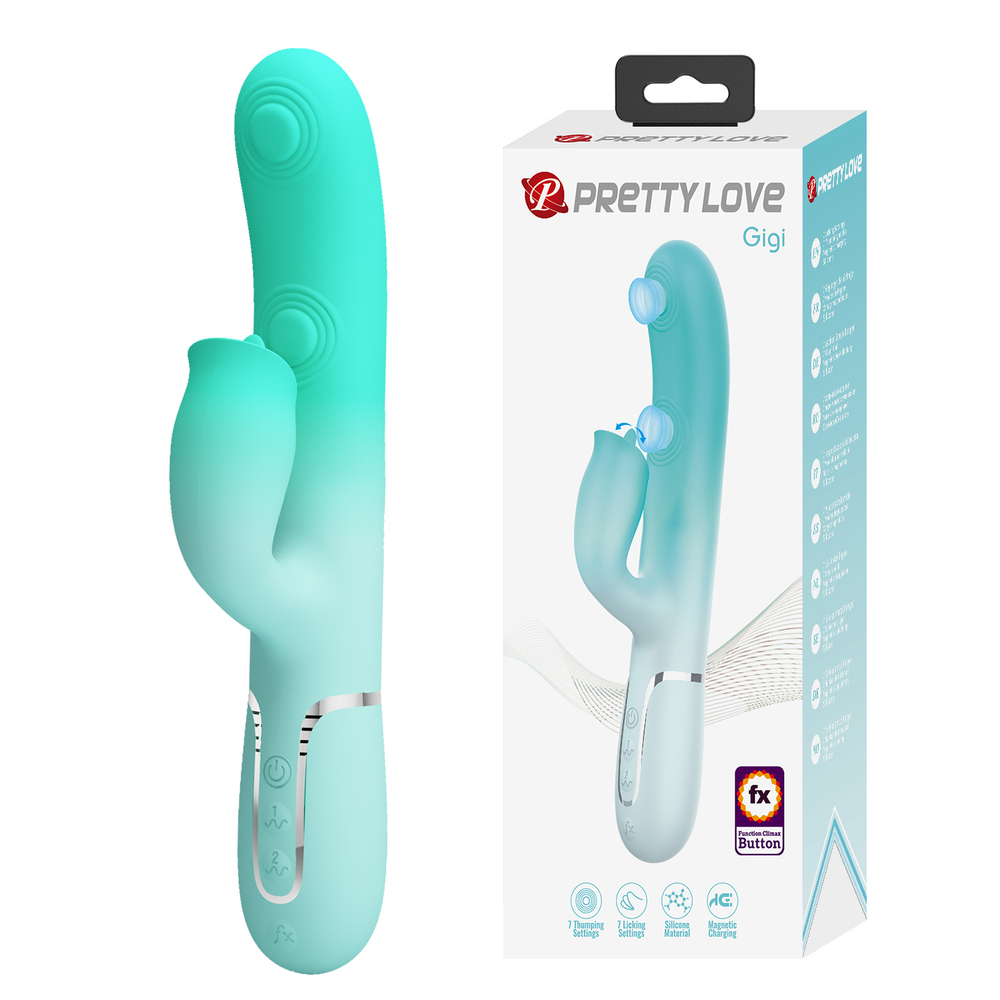 Вибратор Thumping and Licking Pretty Love BW-500035-4