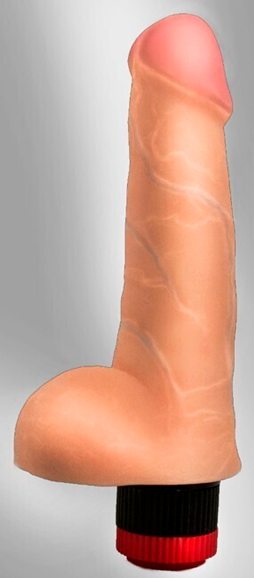 Реалистичный прямой фаллоимитатор с вибрацией Cock Next (17 см) (Цвет: телесный)