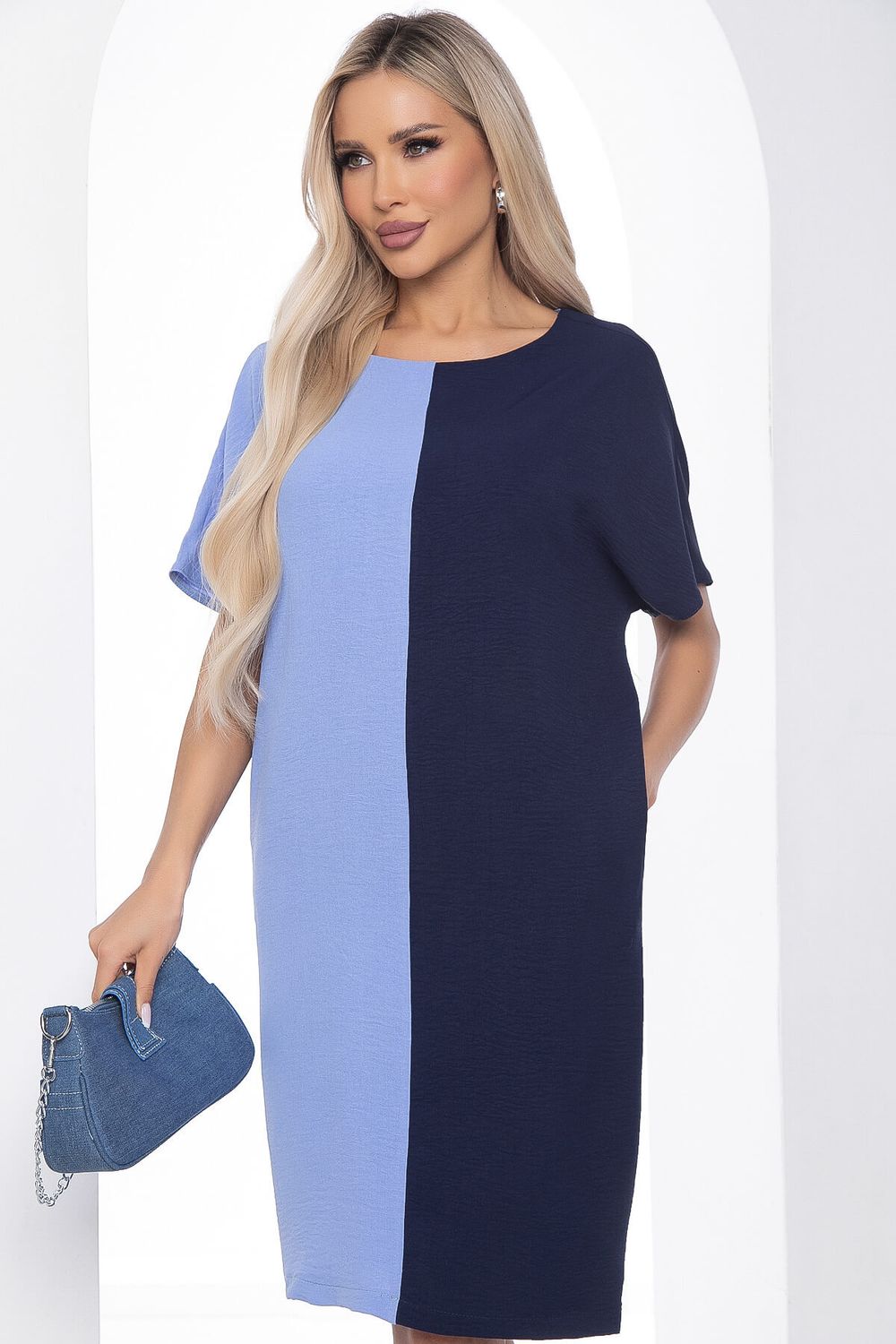 Платье Кайла сине-голубое П10248 LT Collection