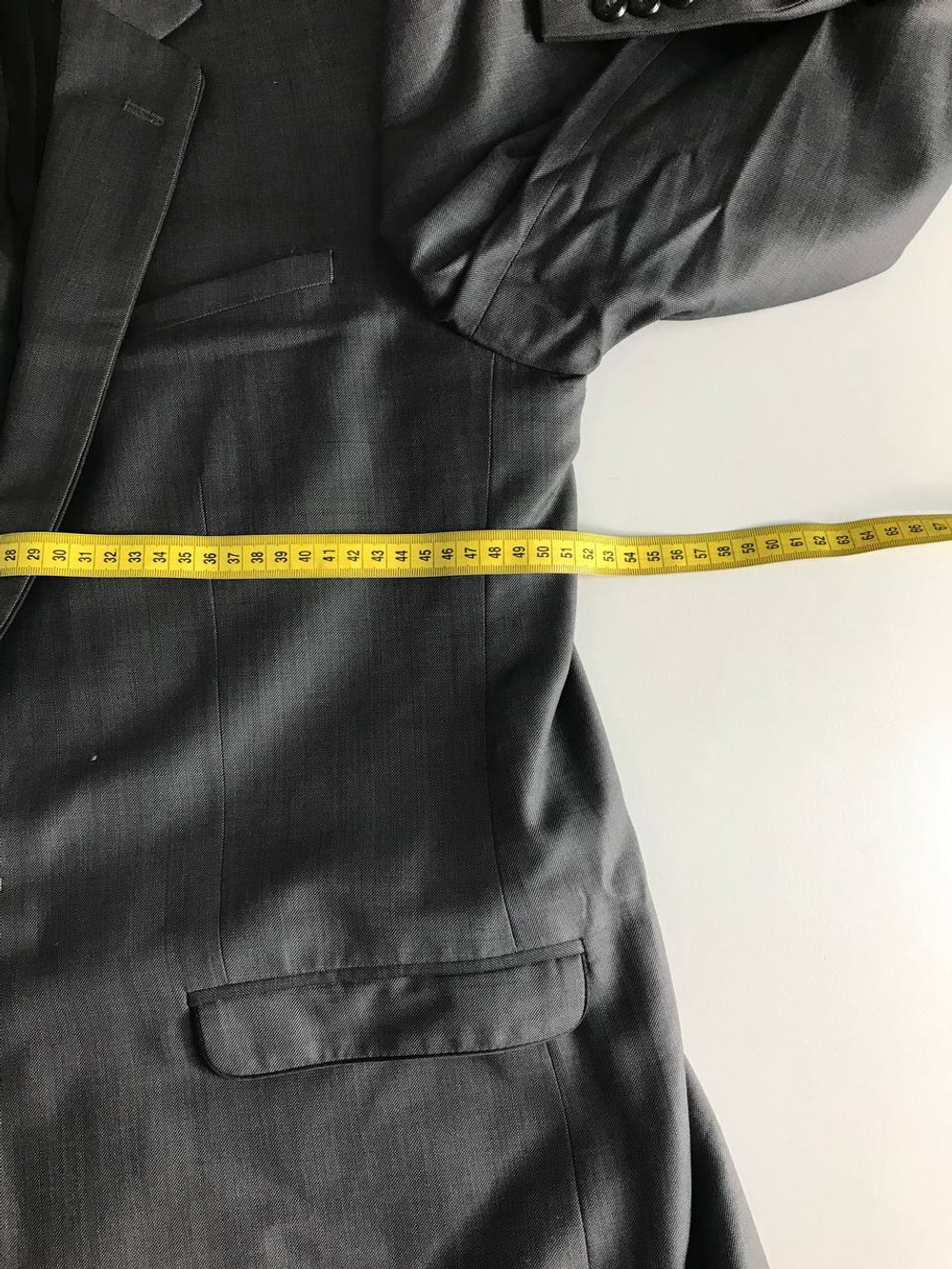 Пиджак со шерстью, визуально на 50 размер