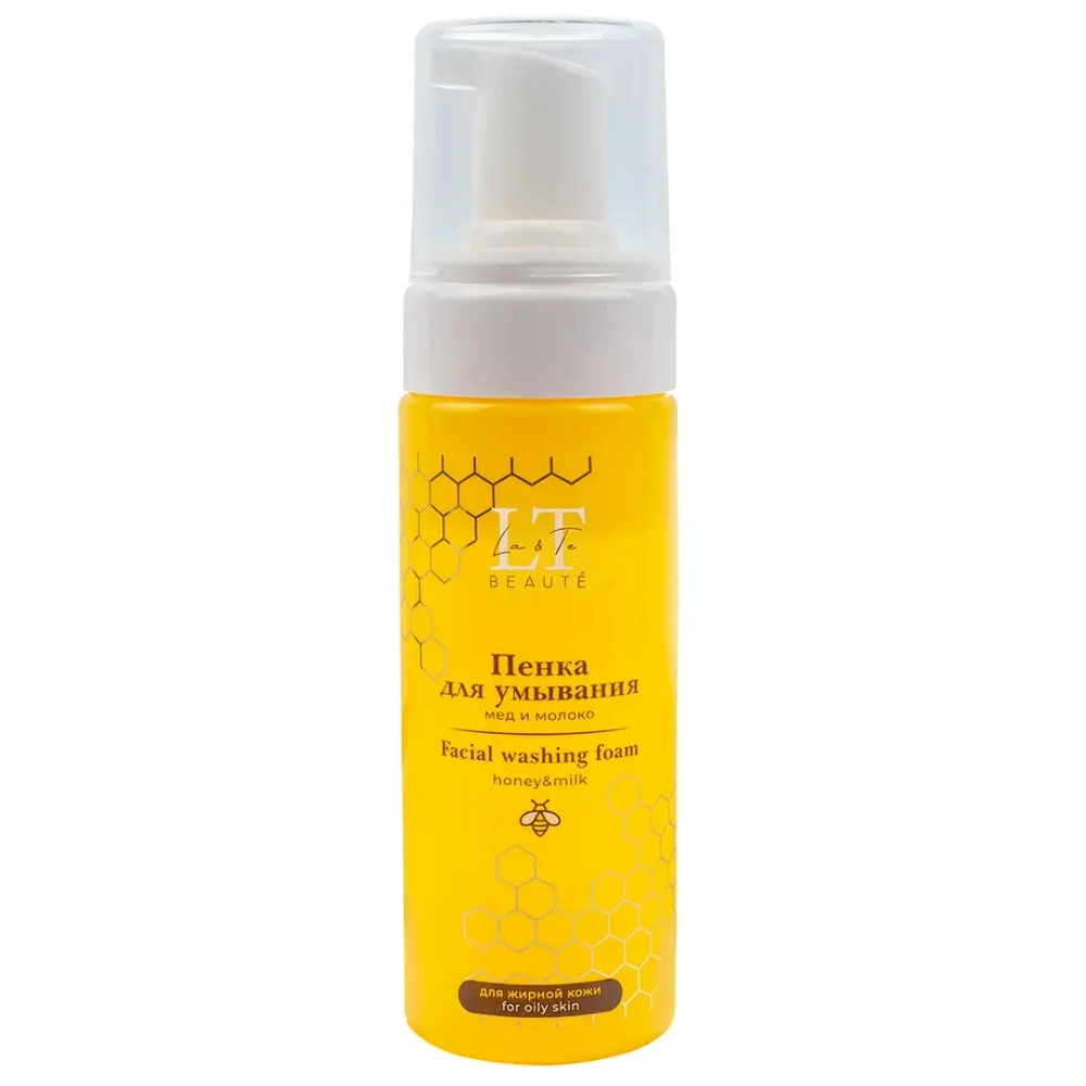 Пенка для умывания мед и молоко для жирной кожи La &amp; Te BEAUT? La and Te beaute LT-1275