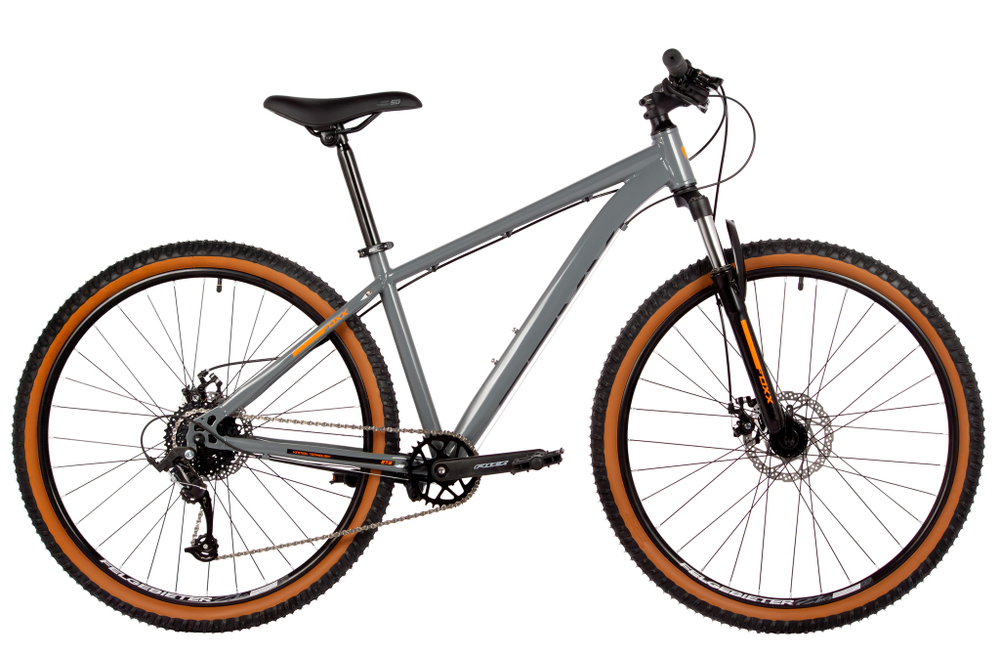 Велосипед 27.5" FOXX  ARAGON серый, сталь, р.16"