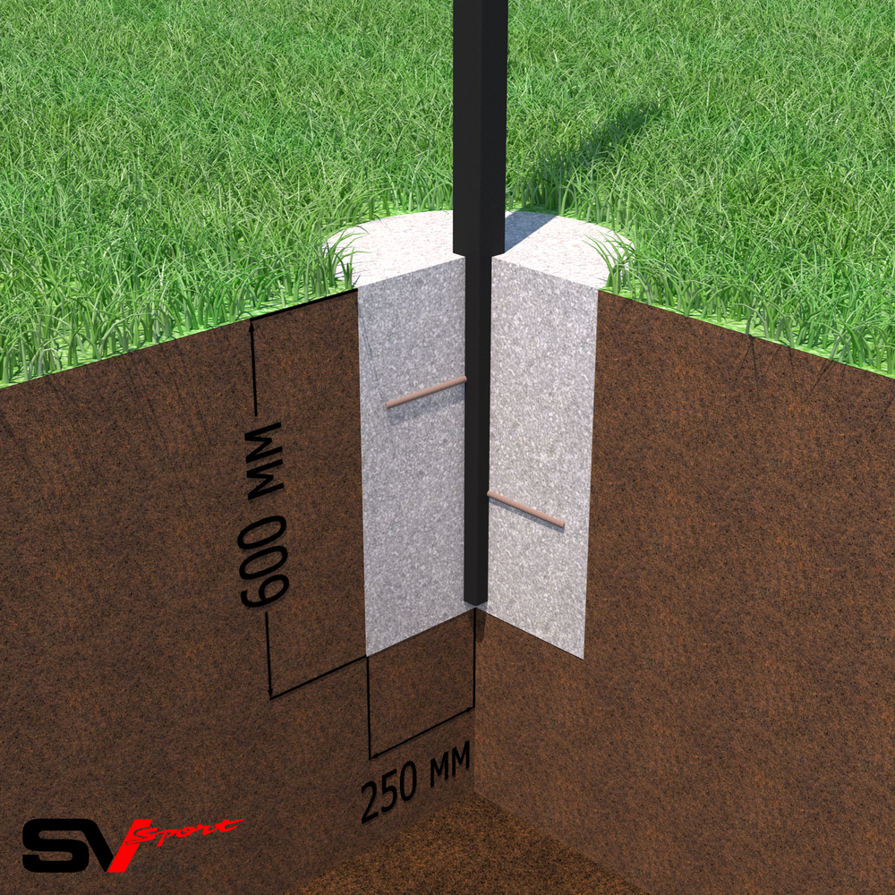 Монтаж уличных брусьев Sv Sport (УБ-4)