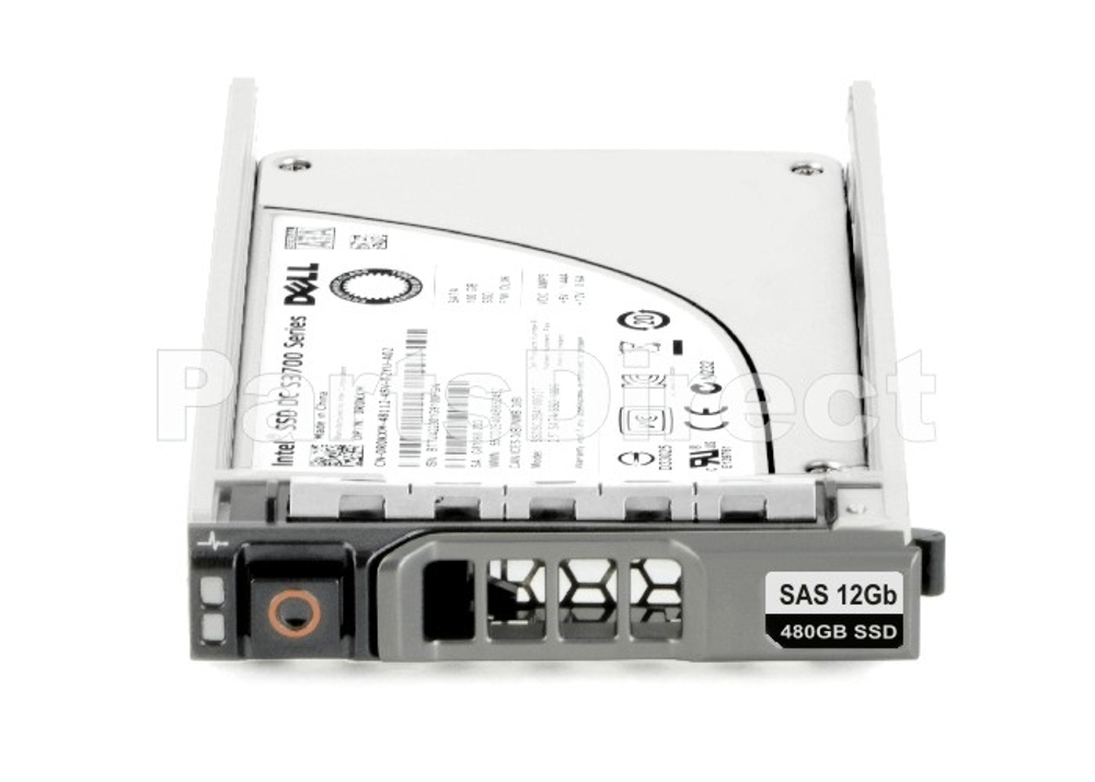 Накопитель SSD Dell 400-ARMI 480-GB 12G 2.5 MLC SAS MU SSD w/G176J