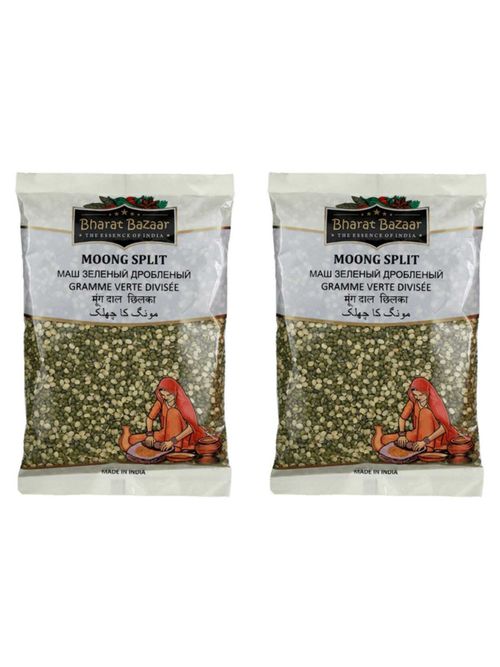 Маш зеленый дробленый Moong Split Bharat Bazaar 500 г, 2 шт