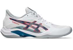 Мужские кроссовки для бадминтона/сквоша Asics Blade FF 2 - white/mako blue