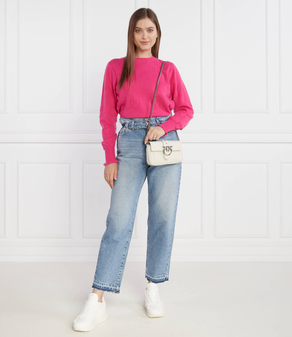 Кожаная сумка через плечо Pinko - белый(100061 A0F1)