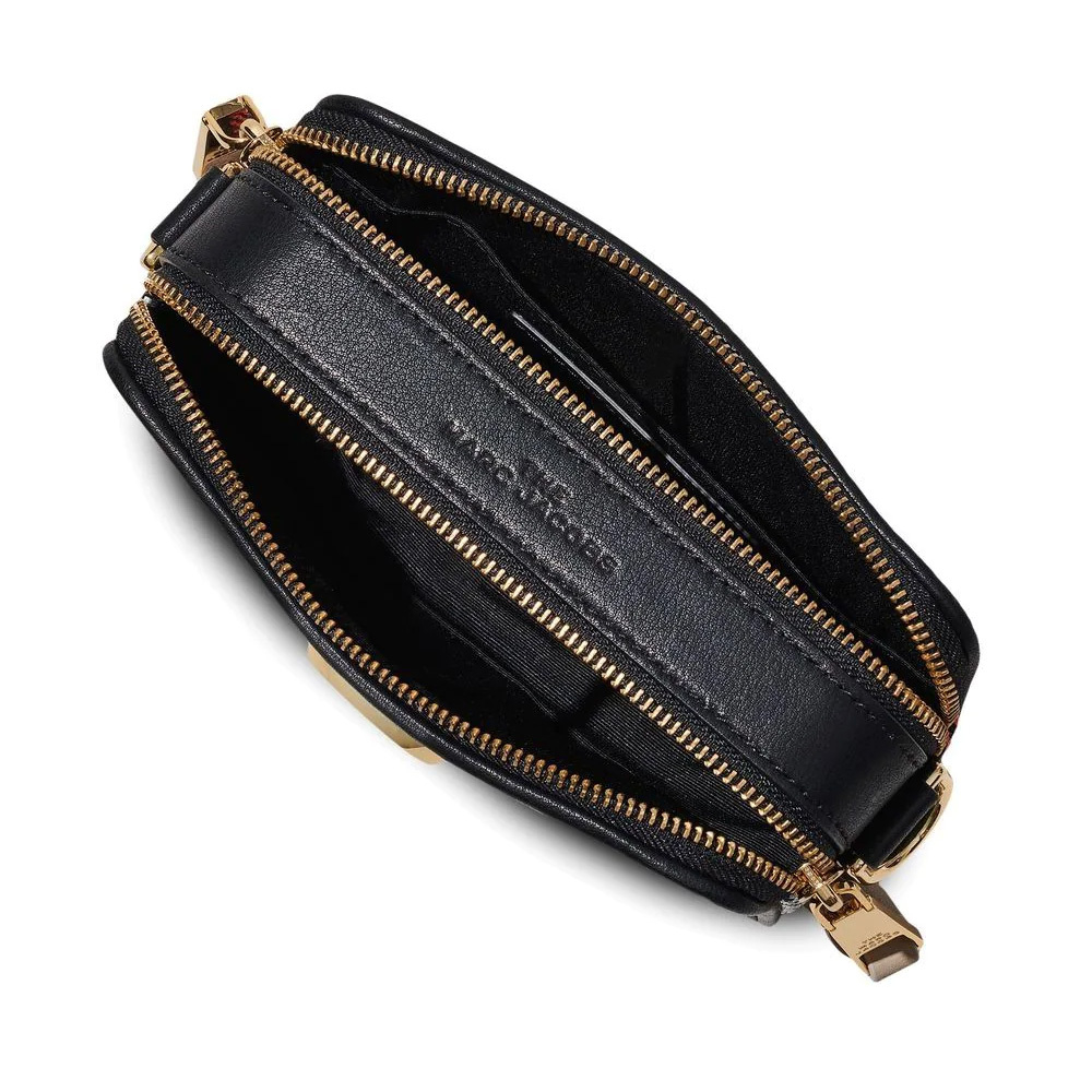 СУМКА MARC JACOBS THE MIXED MEDIA SNAPSHOT CROSSBODY BAG BLACK