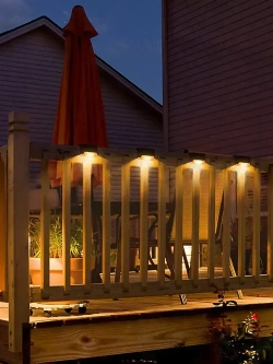 Уличный светильник на солнечной батарее, черный 16штук в комплекте