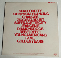 Винтажная виниловая пластинка LP David Bowie ChangesOneBowie (UK 1976)