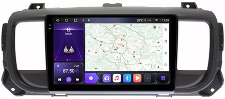 Магнитола для Peugeot Traveller/Expert, Citroen SpaceTourer/Jumpy, Opel Zafira Life/Vivaro - Carmedia OL-9934 QLed+2K, Android 12, ТОП процессор, CarPlay, SIM-слот