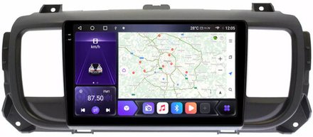 Магнитола для Peugeot Traveller/Expert, Citroen SpaceTourer/Jumpy, Opel Zafira Life/Vivaro - Carmedia OL-9934 QLed+2K, Android 12, TS10,  CarPlay, 4G SIM-слот