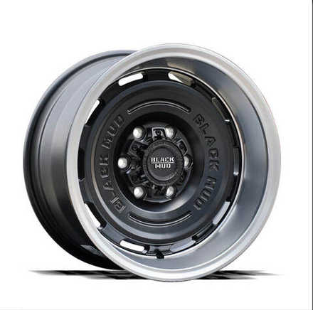 Диск колёсный M560 R17 8,5 ET0 Черный матовый с полированой полкой BLACK MUD